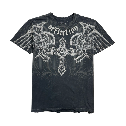 Vintage Y2k Affliction Tee Black | Vintage Clothing Store Canada