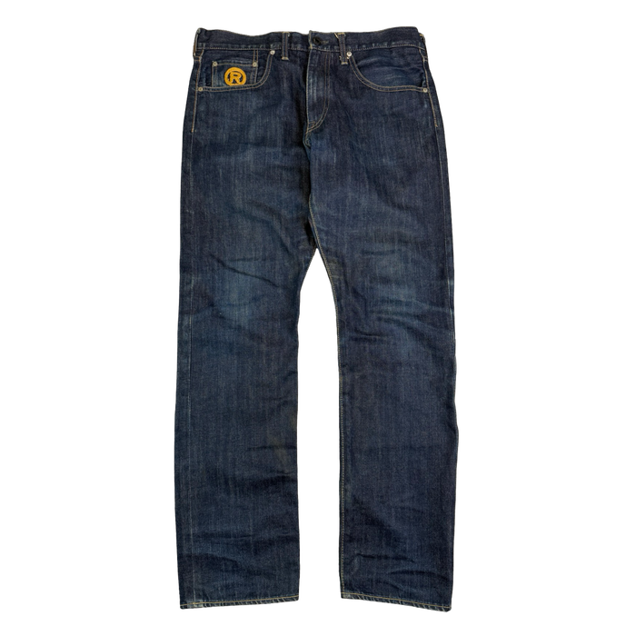 BAPE Apesta Flame Star Denim Jeans (USED) | Vitnage Clothing Store Canada