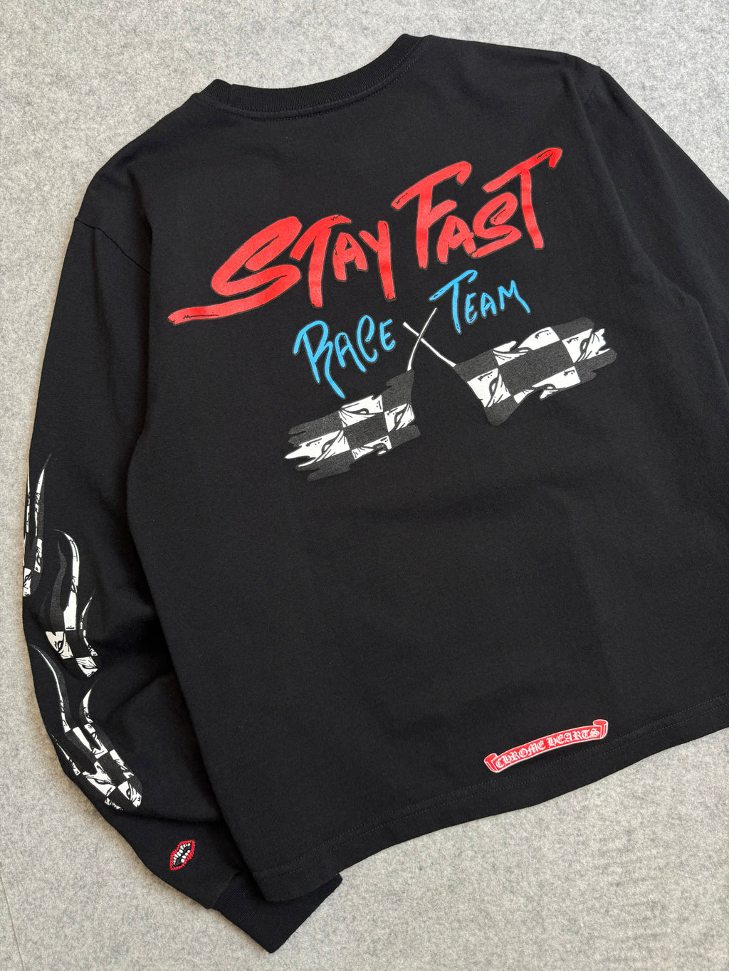 Chrome Hearts Matty Boy Stay Fast L/S Tee Black