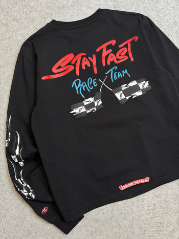 Chrome Hearts Matty Boy Stay Fast L/S Tee Black