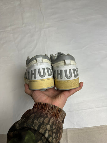 Rhude Rhecess Low White Grey (USED, NO BOX)