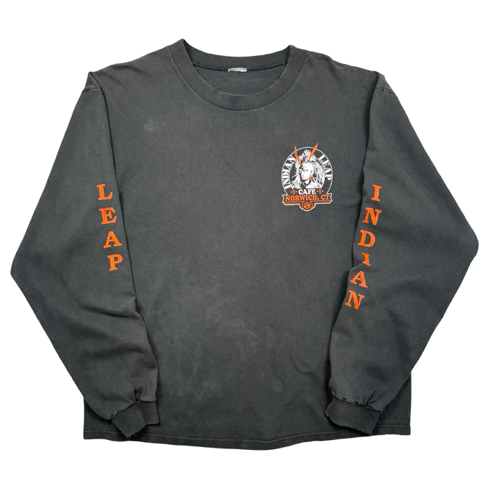 Vintage Norwich Indian Leap L/S Tee Black | Vitnage Clothing Store Canada