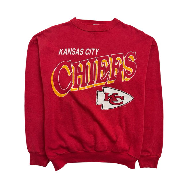 (L) Vintage 90s Kansas City Chiefs Sweatshirt Red