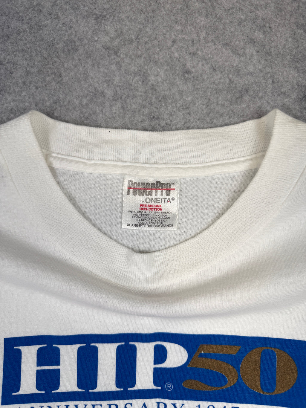 Vintage 1997 New York Knicks 50th Anniversary Tee White