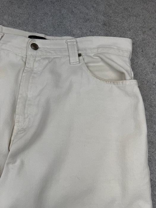 Vintage FUBU Baggy Shorts Off-White | Vitnage Clothing Store Canada
