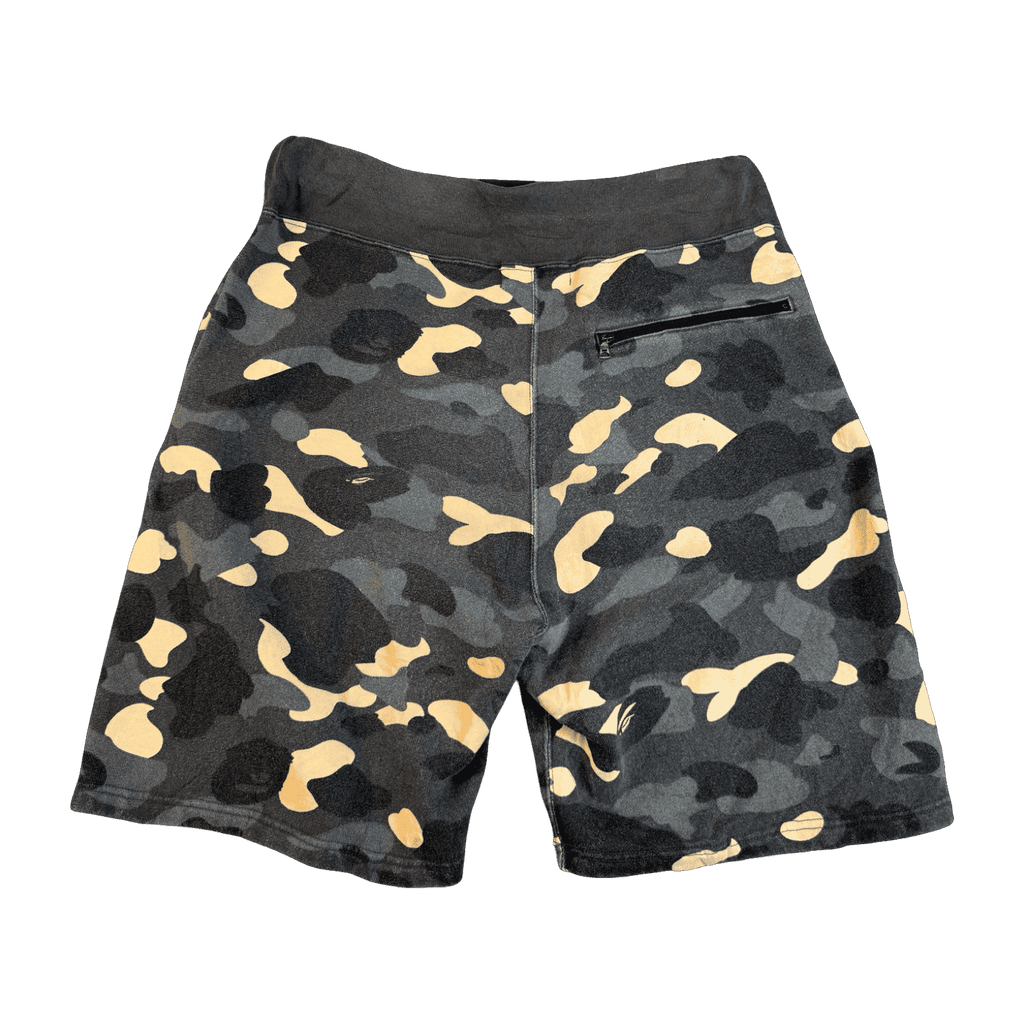 BAPE Camo Sweatshorts Black (USED)