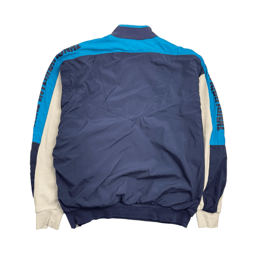 Vintage 90s Nike International Quarter Zip Navy | Vintage Clothing Store Canada
