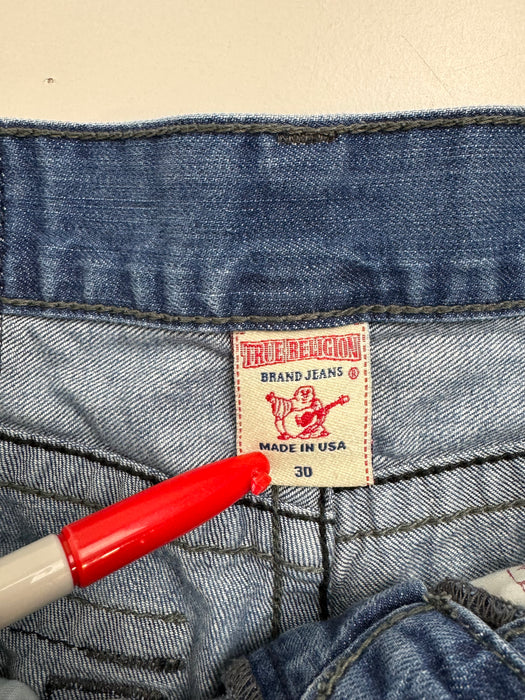 Vintage Y2k True Religion Straight Cut Denim Pants | Vitnage Clothing Store Canada