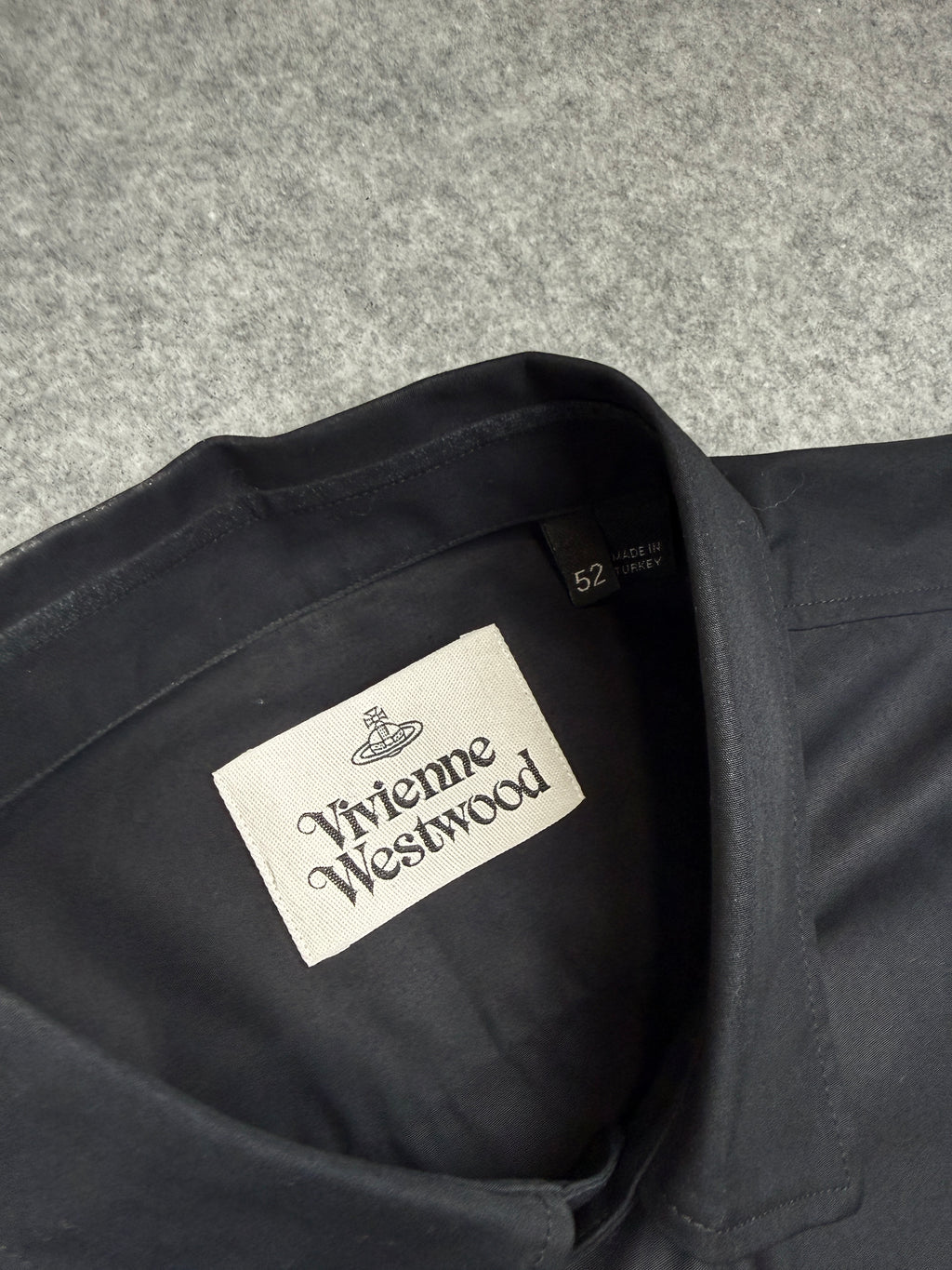 Vivienne Westwood Short Sleeve Chest Orb Logo Navy