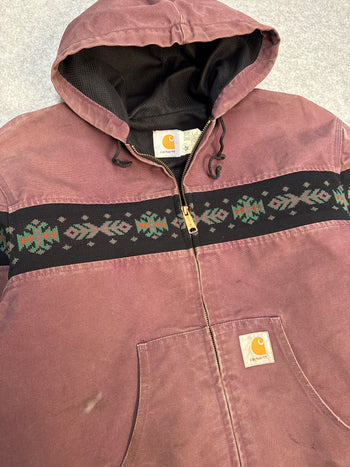 Vintage 1990’s Aztec Carhartt Active Jacket Mauve