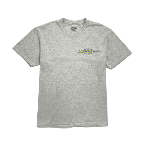 (M) Vintage 2000s The 6 Second Club Hot Rod Tee Grey | Vintage Clothing Store Canada