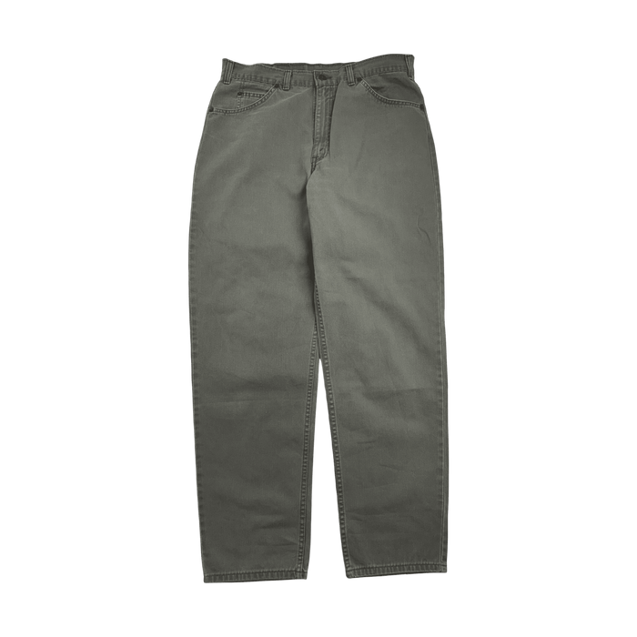 Vintage Levis 634 Black Tab Denim Pants Green | Vitnage Clothing Store Canada