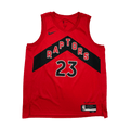 (L) Nike Toronto Raptors Fred Vanvleet Jersey Red