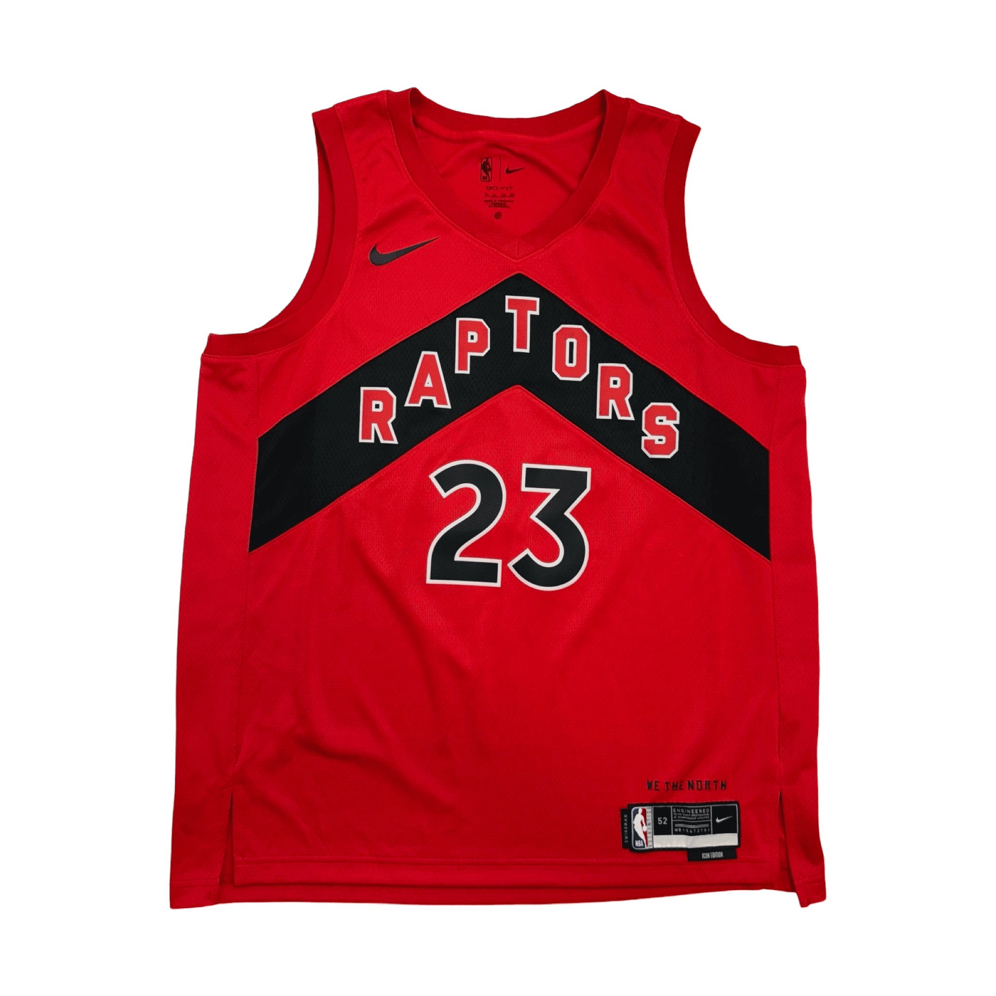 (L) Nike Toronto Raptors Fred Vanvleet Jersey Red