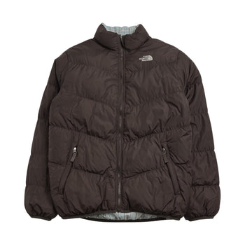 (S) Womens The North Face 550 Fill Reversible Puffer Bronze