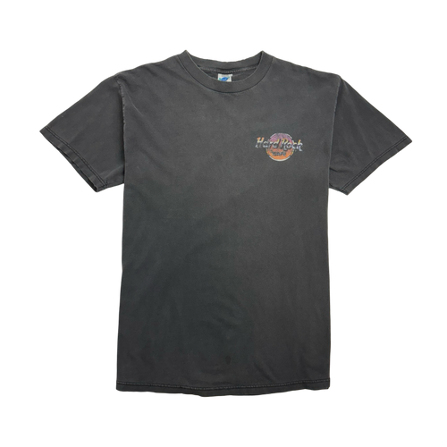 (L) Vintage Hard Rock Cafe Hollywood Tee Faded Black | Vintage Clothing Store Canada