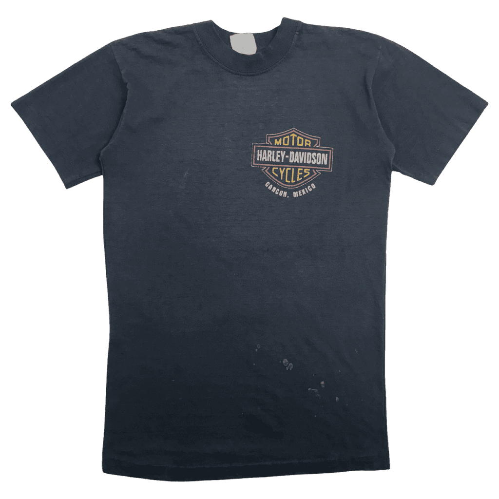 Vintage Harley Davidson American Legend Cancun Tee Black