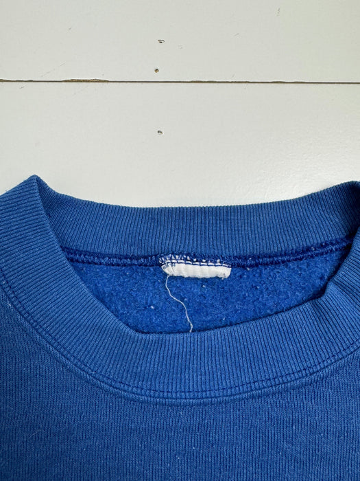 (M) Vintage St. Louis Rams Super Bowl Championship Sweatshirt Blue | Vitnage Clothing Store Canada