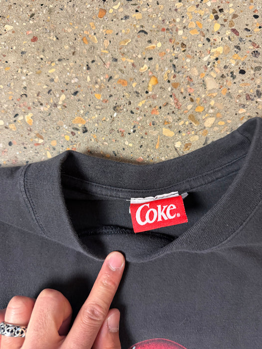 1998 Vintage Coca-Cola Bear Tee Black | Vitnage Clothing Store Canada