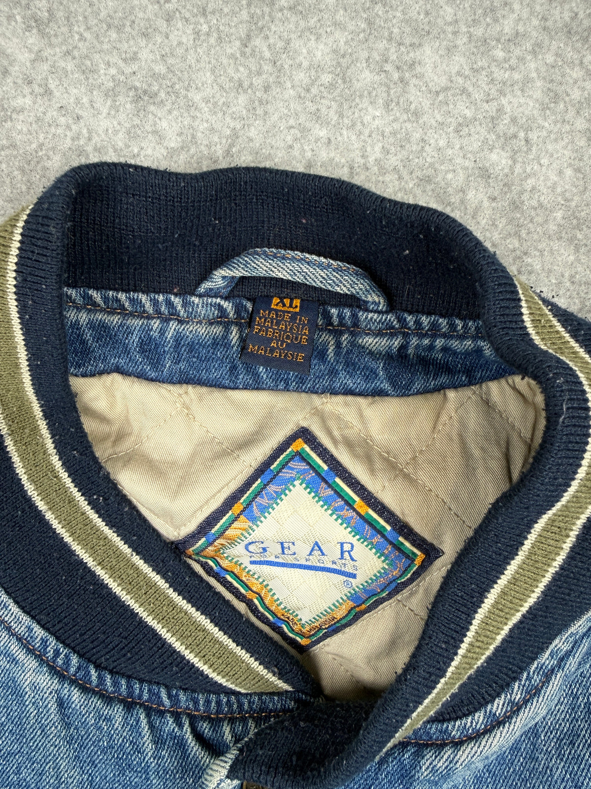 Vintage Gear BMW Denim Varsity Jacket