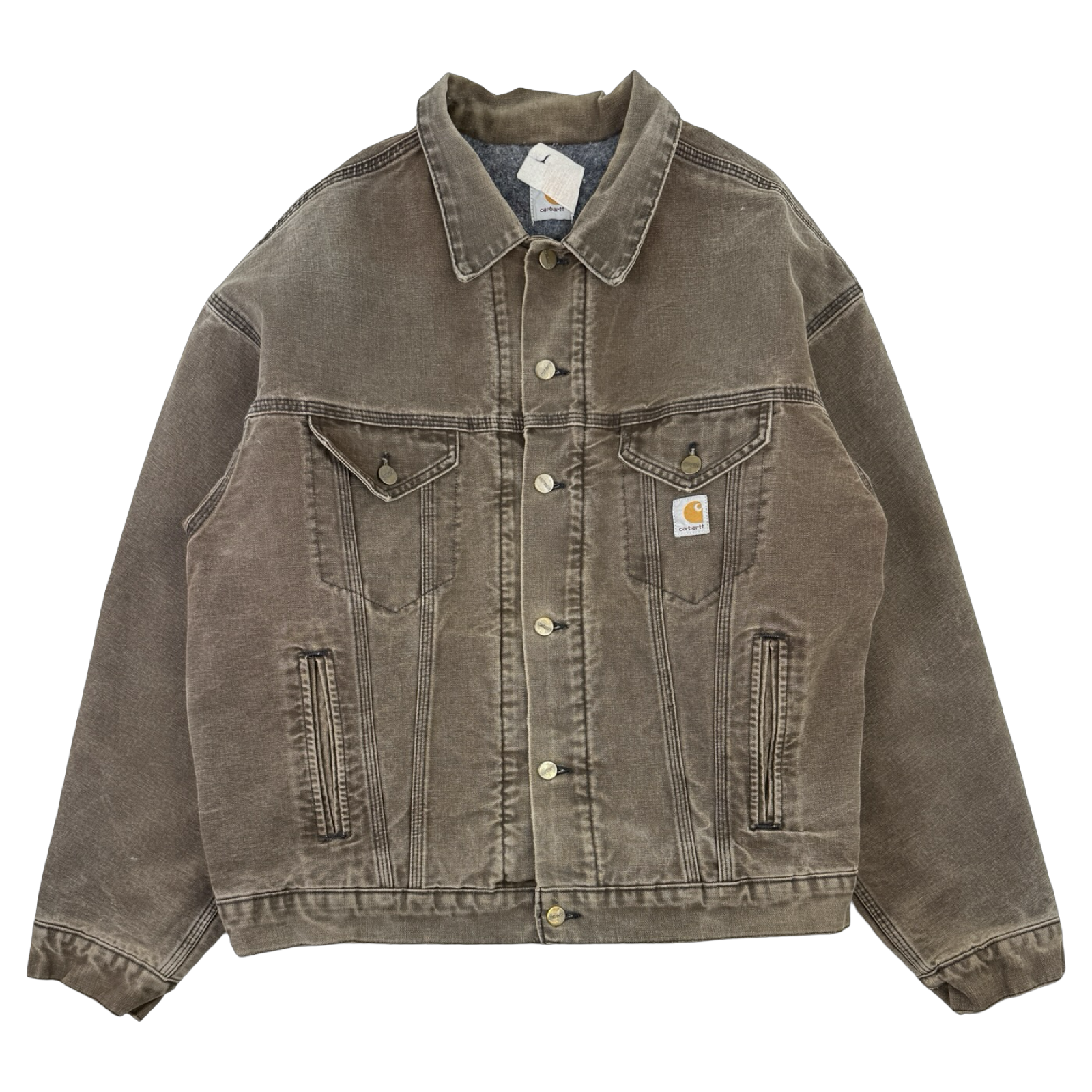 Vintage 90’s Carhartt Trucker Jacket Brown
