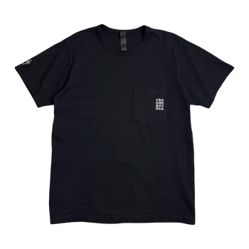 Chrome Hearts Embroidered Vertical Logo Pocket Tee Black