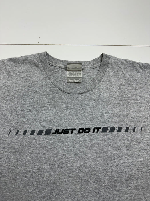 Vintage 2000s Nike Just Do It Tee Grey | Vitnage Clothing Store Canada