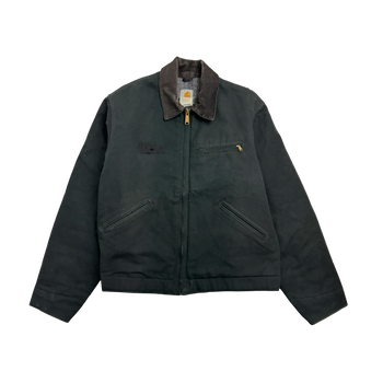 Vintage Lined Carhartt Detroit Jacket Black