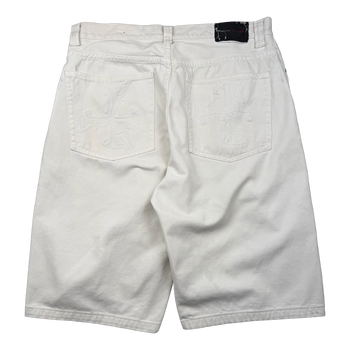 Vintage FUBU Baggy Shorts Off-White