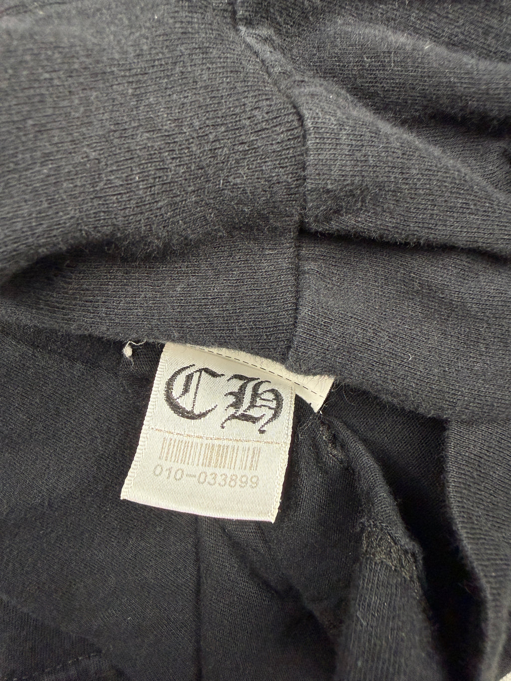 Chrome Hearts Cross Hollywood Script Sleeve L/S Tee Black