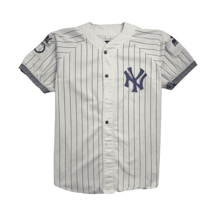Vintage Starter New York Yankees Jersey White | Vitnage Clothing Store Canada