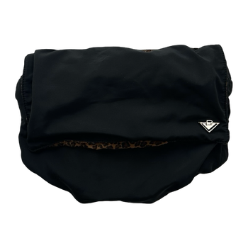 Bottega Veneta Leopard Print Reversible Nylon Bag