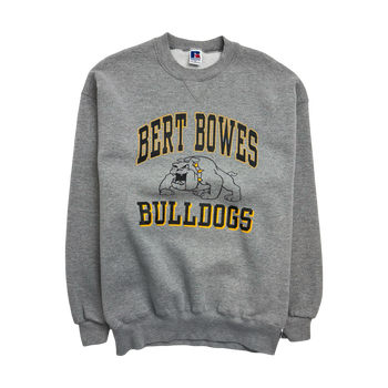 Vintage 90s Berts Bowes Bulldog Sweatshirt Grey