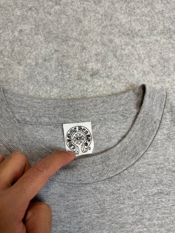 Vintage Chrome Hearts Big Scroll Tee Grey