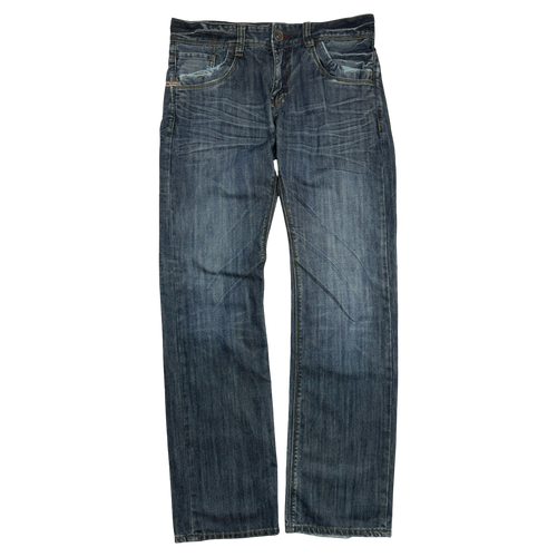 Parasuco Wrinkled Denim Pants | Vintage Clothing Store Canada