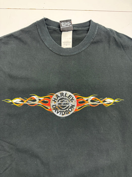 Vintage Dudley Perkins Co. Harley Davidson Tee Black | Vitnage Clothing Store Canada