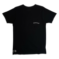 Chrome Hearts Scroll Floral Jumbo Cross Pocket Tee Black
