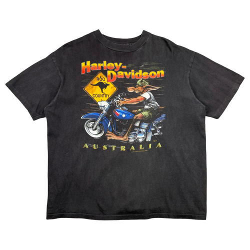 Vintage Harley Davidson Roo Country Tee Black | Vintage Clothing Store Canada