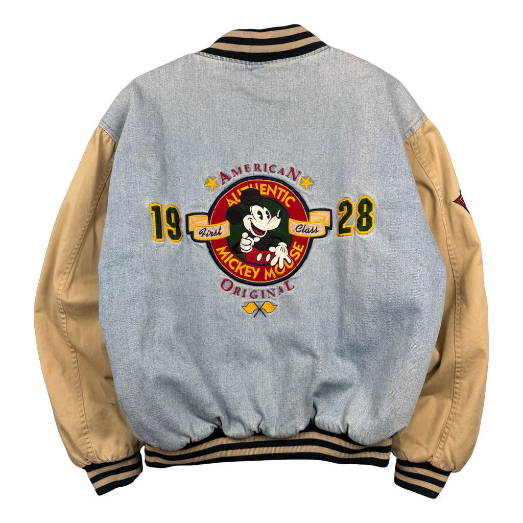 Vintage Disney Store Mickey Mouse 1928 Varsity Jacket