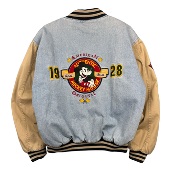 Vintage Disney Store Mickey Mouse 1928 Varsity Jacket