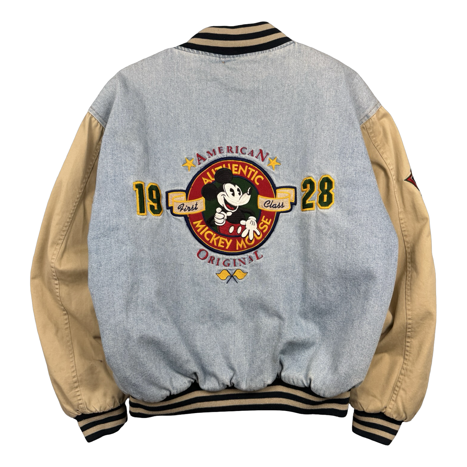 Vintage Disney Store Mickey Mouse 1928 Varsity Jacket