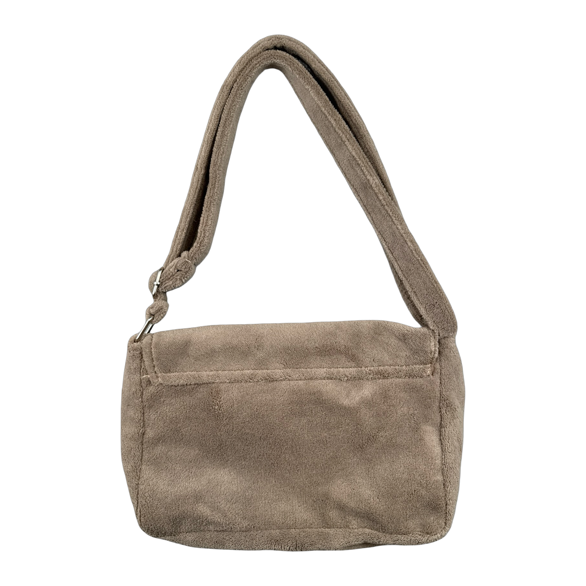 Chanel Précision VIP Fleece Shoulder Bag Taupe