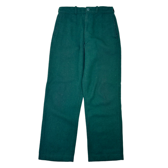Vintage Wool Pants Green | Vitnage Clothing Store Canada
