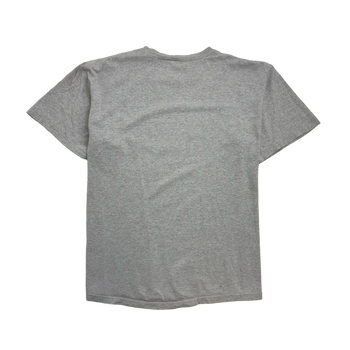 Vintage 90s Nike Big Swoosh Tee Grey