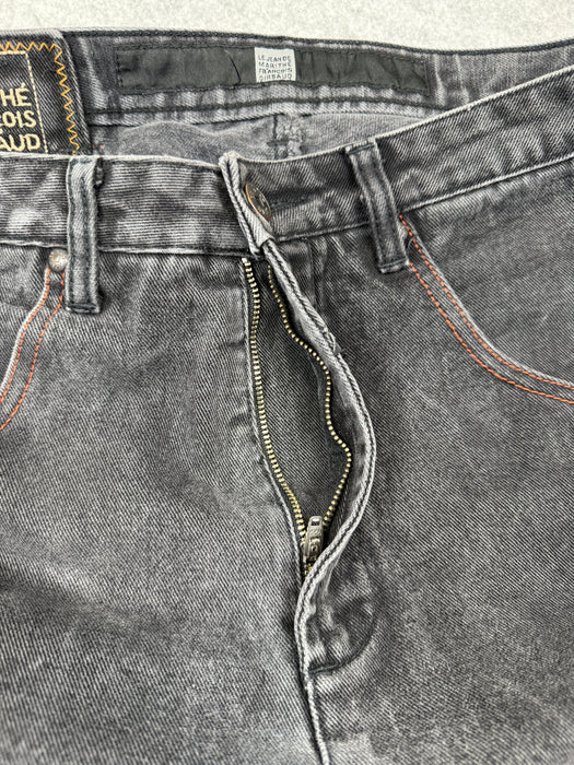 Marithé François Girbaud Panel Moto Cargo Denim Jeans (USED) | Vitnage Clothing Store Canada