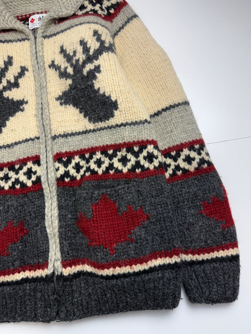 Hudson's Bay Co Vancouver Olympics Knitted Zip Up Sweater