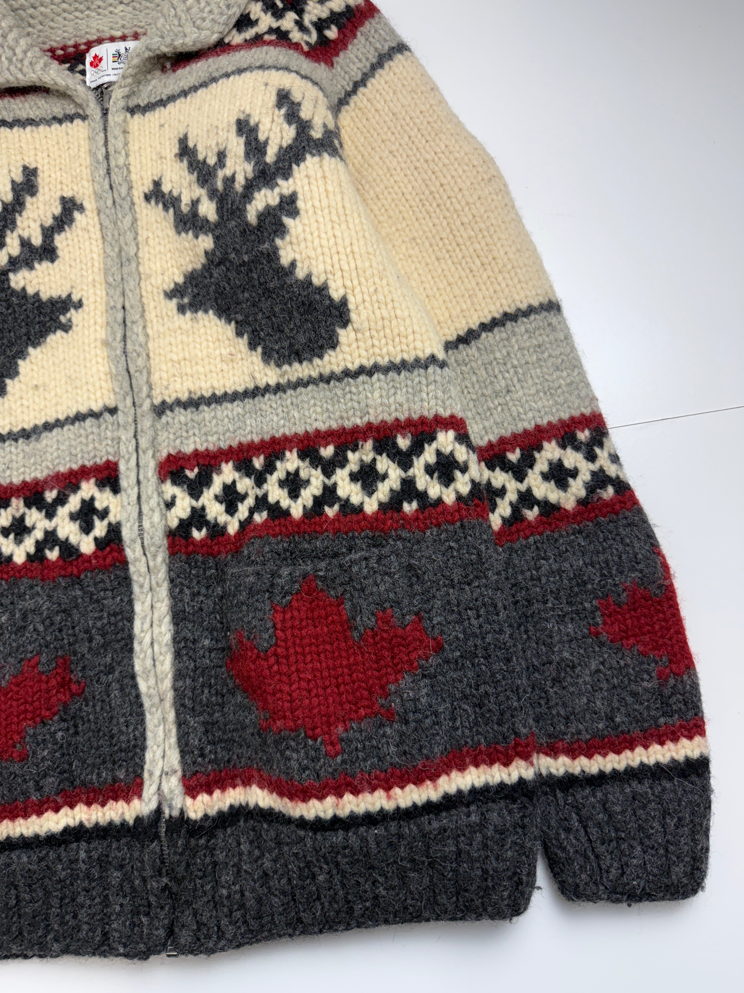 Hudson's Bay Co Vancouver Olympics Knitted Zip Up Sweater