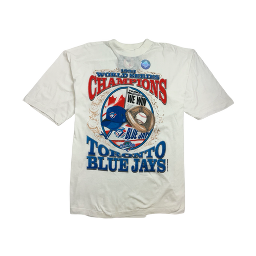 (M) Vintage '93 Toronto World Champs Tee White | Vintage Clothing Store Canada