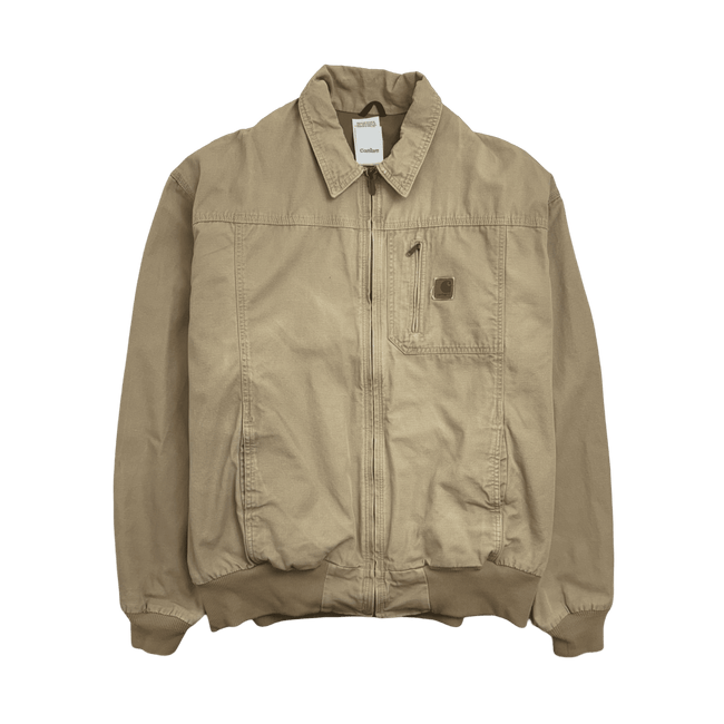 Vintage Carhartt Light Zip Up Jacket Tan