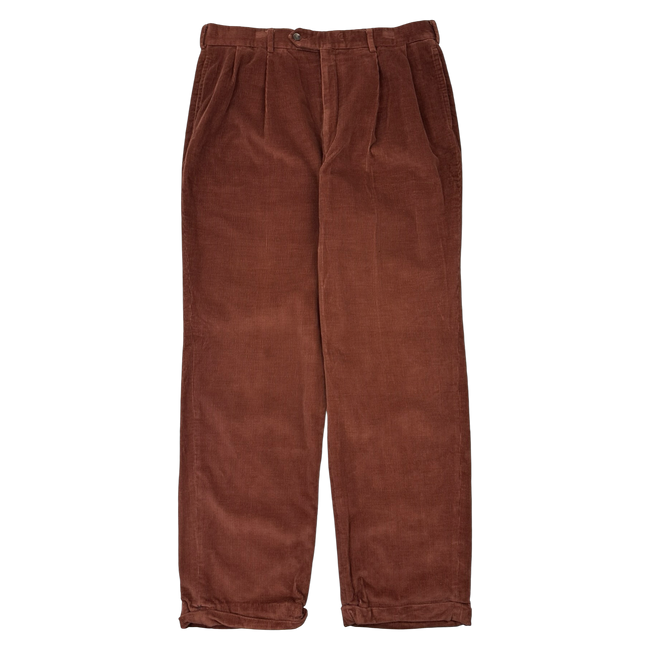 Vintage Majer Corduroy Pants Dark Brown